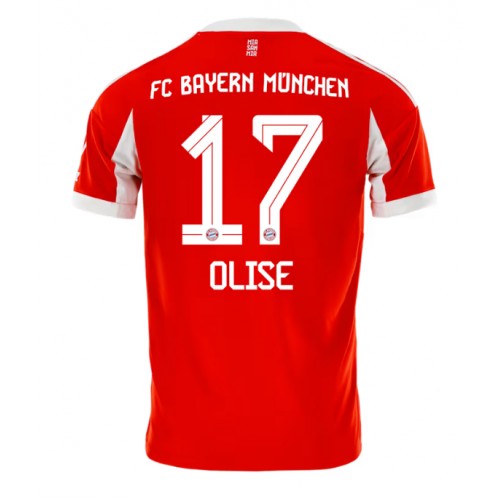Bayern Munich Michael Olise #17 Replik Heimtrikot 2025-26 Kurzarm Bayern Munich Michael Olise #17 Replik Heimtrikot 2025-26 Kurzarm